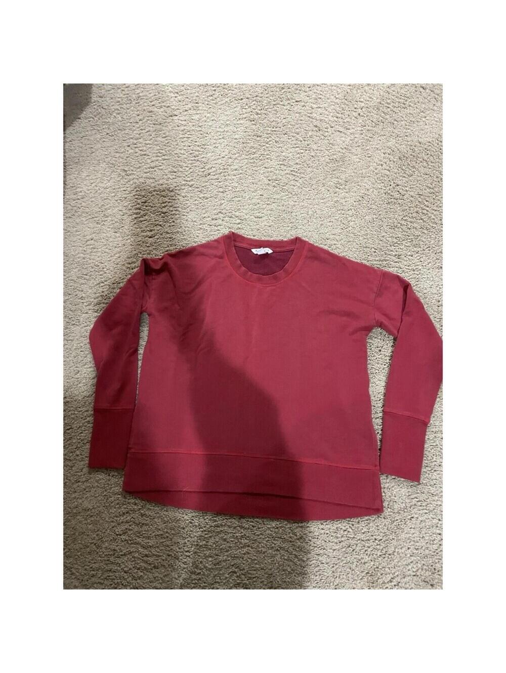 Women’s Athleta Red light Sweatshirt Oversized Fit Light M Medium